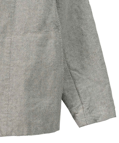 Plantation（プランテーション）の「BIZEN PAPERカルゼ/ジャケット / (O)（テーラードジャケット・レディース・ベージュ/オフホワイト・M size）」の11枚目の写真