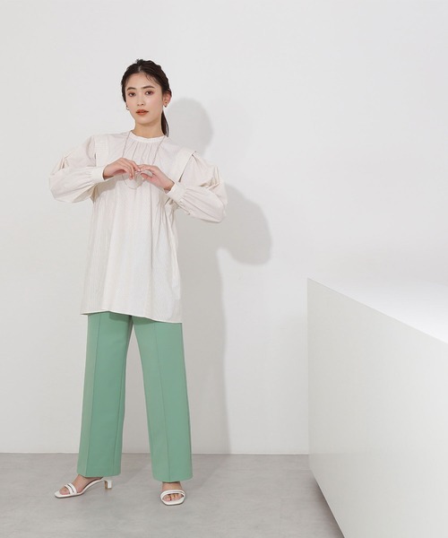 NATURAL BEAUTY BASIC（ナチュラルビューティーベーシック）の「ツインバーストラップサンダル（サンダル・レディース・ホワイト/ベージュ系その他/ブラック・SMALL/MEDIUM/LARGE）」の12枚目の写真