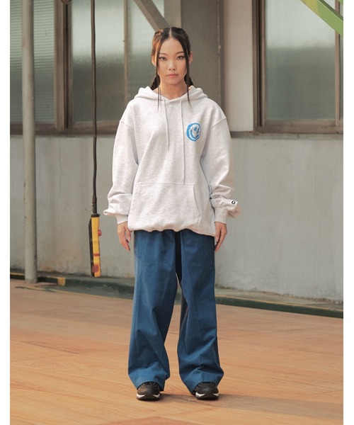 ★送料・関税込★IST KUNST★ロゴ＆スマイルフーディ★人気 A'GEM/9 × .kom『ISTKUNST/イストクンスト』LOGO & SMILEY HOOD