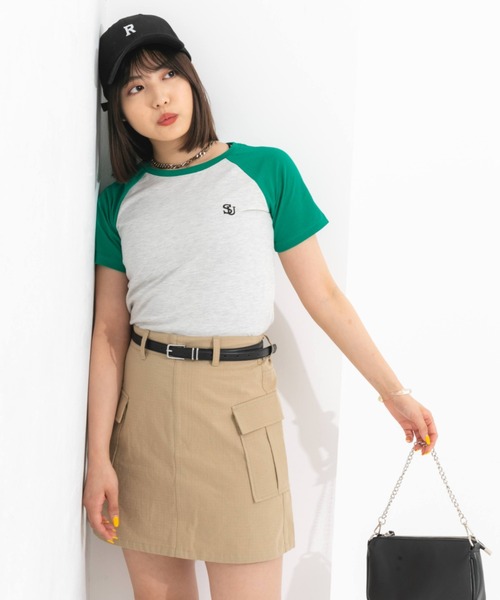 nemne store(ネンネストア)の「リップストップカーゴミニスカート(スカート・レディース・ブラック/ベージュ/アイボリー・フリー)」の20枚目の写真