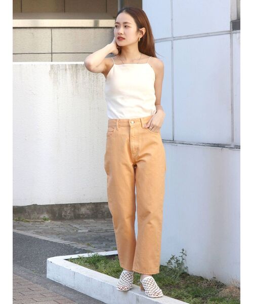 Ungrid（アングリッド）の「パット付きスクエアキャミソール（キャミソール・レディース・ブラック/ピンク/アイボリー・FREE）」の20枚目の写真