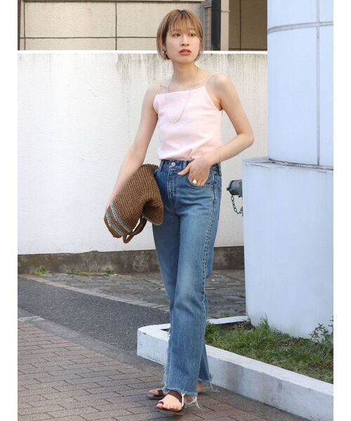 Ungrid（アングリッド）の「パット付きスクエアキャミソール（キャミソール・レディース・ブラック/ピンク/アイボリー・FREE）」の17枚目の写真