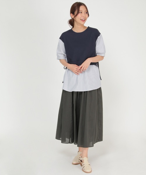 ikka(イッカ)の「コットンボリュームスカーチョ(その他パンツ・レディース・チャコールグレー/ダークグリーン/イエロー・S/M/L)」の20枚目の写真