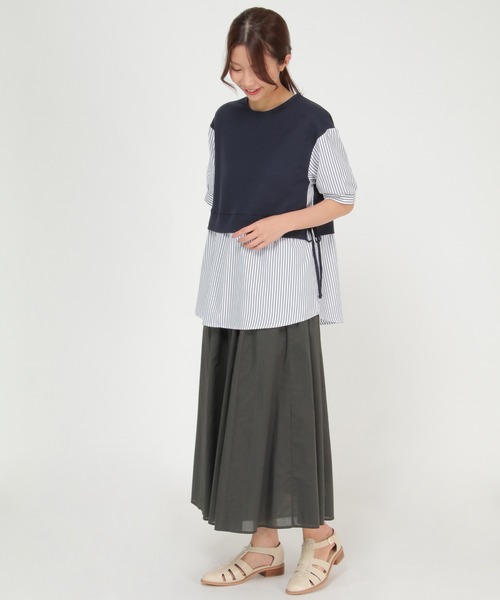 ikka(イッカ)の「コットンボリュームスカーチョ(その他パンツ・レディース・チャコールグレー/ダークグリーン/イエロー・S/M/L)」の21枚目の写真