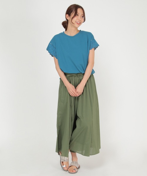 ikka(イッカ)の「コットンボリュームスカーチョ(その他パンツ・レディース・チャコールグレー/ダークグリーン/イエロー・S/M/L)」の22枚目の写真
