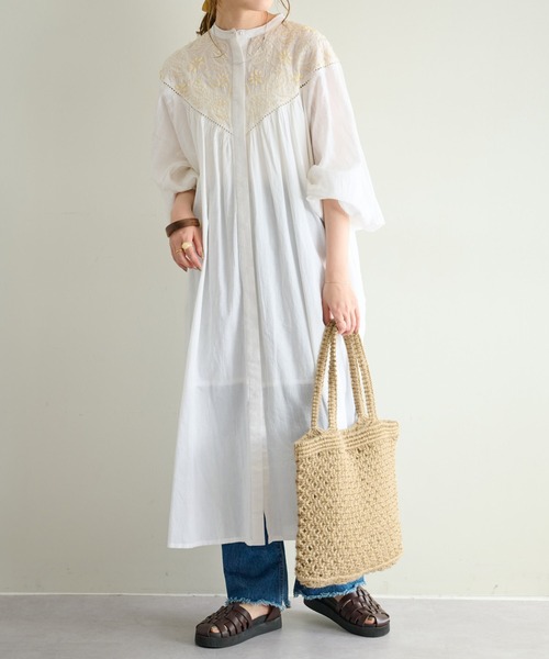 DISCOAT（ディスコート）の「ジュート編みトートバッグ（トートバッグ・レディース・ベージュ/オレンジ・FREE）」の17枚目の写真