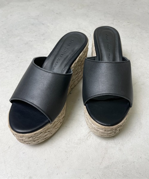 StyleSea(スタイルシー)の「ストローソールプラットフォームサンダル(サンダル・レディース・ホワイト/ブラック/ベージュ・23cm/23.5cm/24cm/24.5cm/25cm)」の5枚目の写真