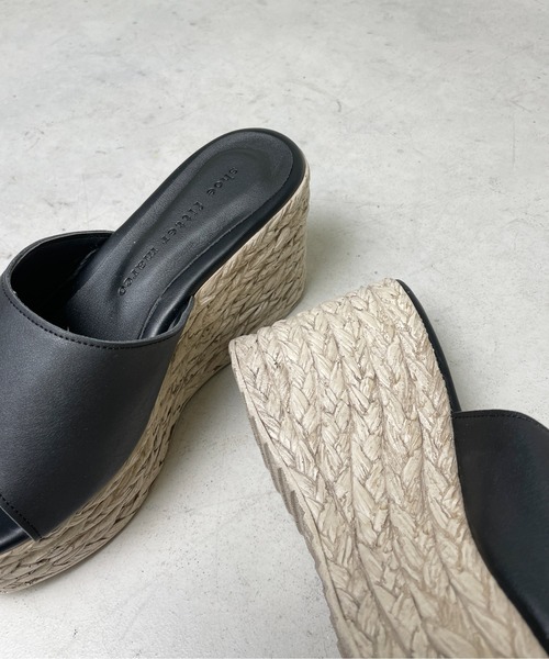 StyleSea(スタイルシー)の「ストローソールプラットフォームサンダル(サンダル・レディース・ホワイト/ブラック/ベージュ・23cm/23.5cm/24cm/24.5cm/25cm)」の6枚目の写真