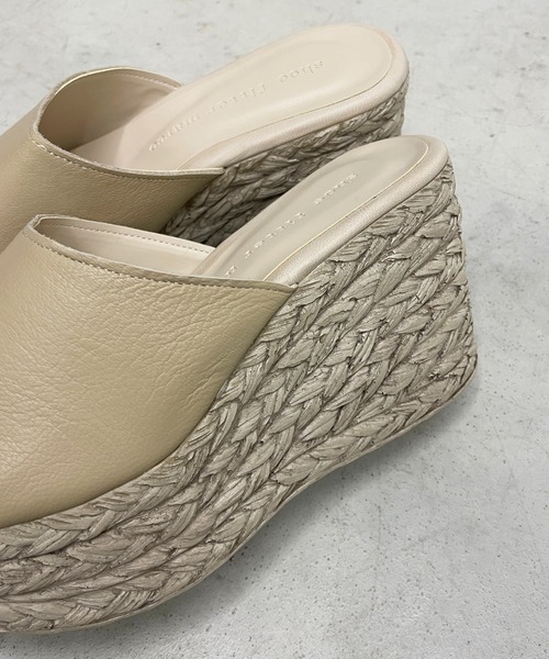 StyleSea(スタイルシー)の「ストローソールプラットフォームサンダル(サンダル・レディース・ホワイト/ブラック/ベージュ・23cm/23.5cm/24cm/24.5cm/25cm)」の11枚目の写真