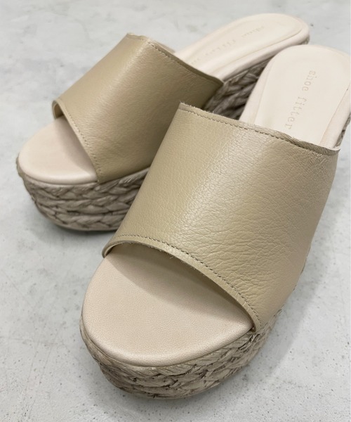 StyleSea(スタイルシー)の「ストローソールプラットフォームサンダル(サンダル・レディース・ホワイト/ブラック/ベージュ・23cm/23.5cm/24cm/24.5cm/25cm)」の10枚目の写真