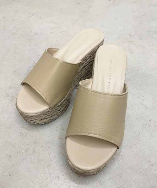 StyleSea(スタイルシー)の「ストローソールプラットフォームサンダル(サンダル・レディース・ホワイト/ブラック/ベージュ・23cm/23.5cm/24cm/24.5cm/25cm)」の12枚目の写真