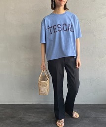 [THE ENDLESS SUMMER/エンドレスサマー] 別注 カレッジプリント カットオフTシャツ