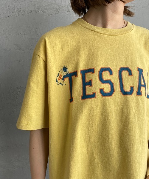 The Endless Summer（エンドレスサマー）の「[THE ENDLESS SUMMER/エンドレスサマー] 別注 カレッジプリント カットオフTシャツ（Tシャツ/カットソー・レディース・サックスブルー/オレンジ/イエロー/ホワイト・S）」の15枚目の写真
