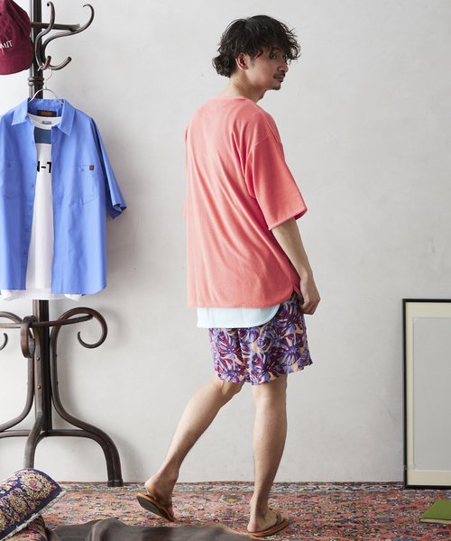 JOURNAL STANDARD relume(ジャーナルスタンダード レリューム)の「CALIFORNIA パイル 半袖Tシャツ(Tシャツ/カットソー・メンズ・ホワイト/ベージュ/グレー/レッド/ブルー/マスタード・MEDIUM/LARGE)」の13枚目の写真