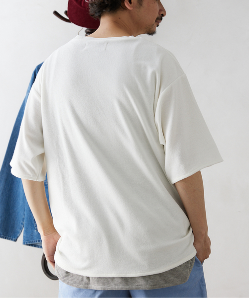 JOURNAL STANDARD relume(ジャーナルスタンダード レリューム)の「CALIFORNIA パイル 半袖Tシャツ(Tシャツ/カットソー・メンズ・ホワイト/ベージュ/グレー/レッド/ブルー/マスタード・MEDIUM/LARGE)」の21枚目の写真