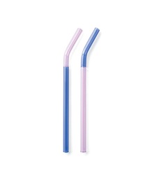 amabro（アマブロ）の「amabro アマブロ TWO TONE GLASS STRAW ツートーン グラス ストロー（カトラリー）」