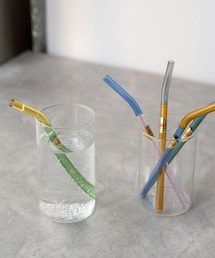 amabro（アマブロ）の「amabro TWO TONE GLASS STRAW アマブロ ツートーン グラス ストロー クリア（カトラリー）」