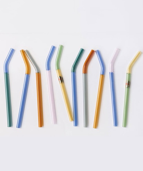 amabro（アマブロ）の「amabro TWO TONE GLASS STRAW アマブロ ツートーン グラス ストロー クリア（カトラリー・レディース・その他5/その他1/その他2/その他3/その他4・FREE）」の6枚目の写真