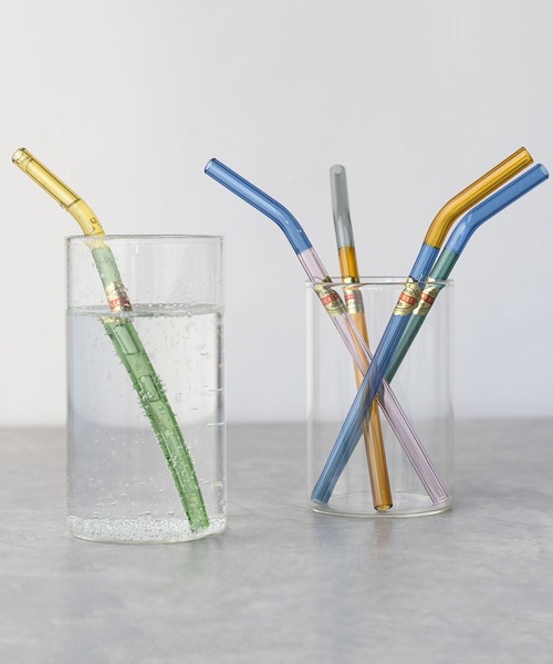 amabro（アマブロ）の「amabro TWO TONE GLASS STRAW アマブロ ツートーン グラス ストロー クリア（カトラリー・レディース・その他5/その他1/その他2/その他3/その他4・FREE）」の7枚目の写真