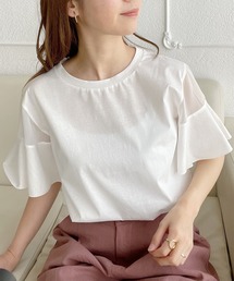 mysty woman | シアショルダープルオーバー 277907(Tシャツ/カットソー)