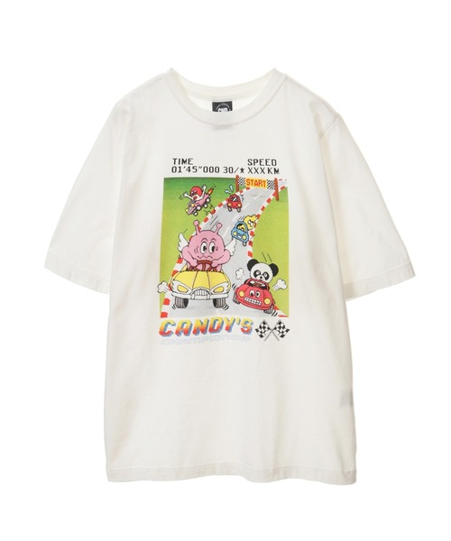 Candy Stripper(キャンディストリッパー)の「RACING CANDYS Tシャツ(Tシャツ/カットソー・レディース・ライトブルー/ブラック/オフホワイト・2/4/3)」の2枚目の写真