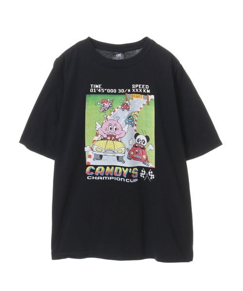 Candy Stripper(キャンディストリッパー)の「RACING CANDYS Tシャツ(Tシャツ/カットソー・レディース・ライトブルー/ブラック/オフホワイト・2/4/3)」の12枚目の写真