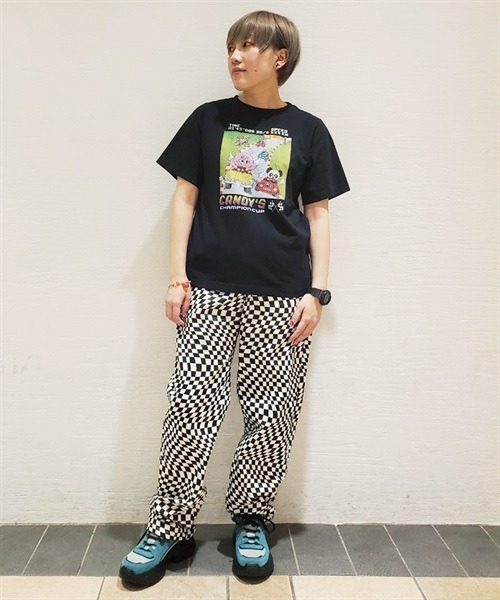 Candy Stripper(キャンディストリッパー)の「RACING CANDYS Tシャツ(Tシャツ/カットソー・レディース・ライトブルー/ブラック/オフホワイト・2/4/3)」の14枚目の写真