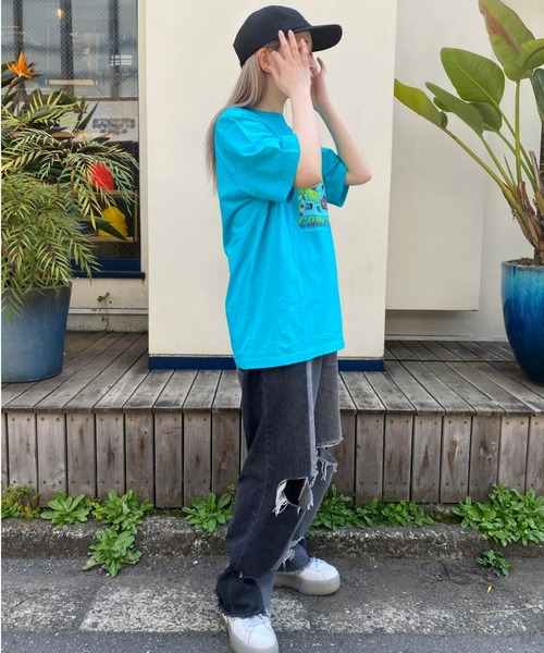 Candy Stripper(キャンディストリッパー)の「RACING CANDYS Tシャツ(Tシャツ/カットソー・レディース・ライトブルー/ブラック/オフホワイト・2/4/3)」の18枚目の写真