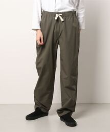 COTTON PAPER POPLIN TAPERED EASY PANTS