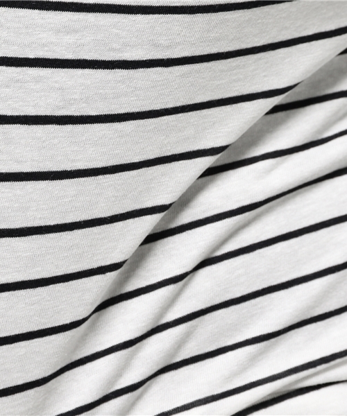 WEGO（ウィゴー）の「WEGO/リネンモダールTシャツ（Tシャツ/カットソー・レディース・ホワイト/アイボリー/ホワイト系その他/ブラック/カーキ・FREE）」の8枚目の写真