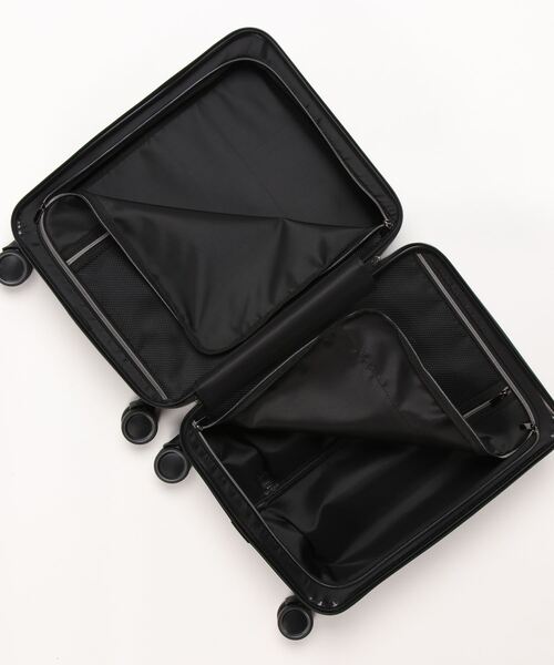 NAUGHTIAM（ノーティアム）の「【TRANSIT LOUNGE/トランジットラウンジ】 ripple リップル フロントオープン キャリーケース 37L（スーツケース/キャリーバッグ・メンズ・ホワイト/ブラック/ピンク/モカ/ラベンダー/グリーン系その他/アクア・FREE）」の10枚目の写真