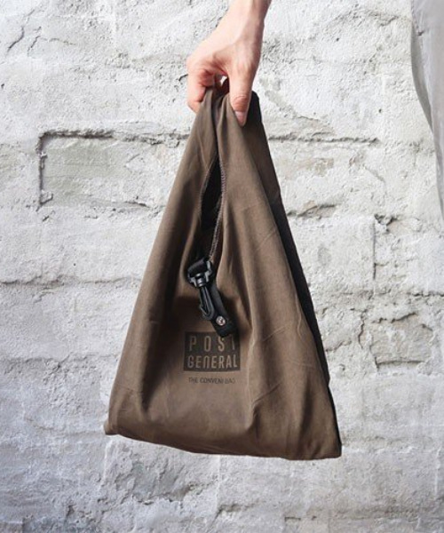 POST GENERAL（ポストジェネラル）の「ポストジェネラル POST GENERAL / コンビニバッグ（エコバッグ/サブバッグ・レディース・ホワイト/ブラック/ベージュ/オリーブ/ピンク/ブルー・FREE）」の4枚目の写真