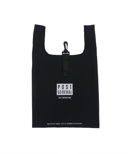 POST GENERAL（ポストジェネラル）の「ポストジェネラル POST GENERAL / コンビニバッグ（エコバッグ/サブバッグ・レディース・ホワイト/ブラック/ベージュ/オリーブ/ピンク/ブルー・FREE）」の3枚目の写真