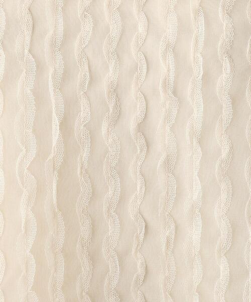 OPAQUE.CLIP（オペークドットクリップ）の「◆バックリボンチュールデザインブラウス（シャツ/ブラウス・レディース・ブラック/オフホワイト・38）」の9枚目の写真