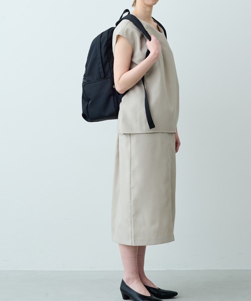 IEDIT（イディット）の「ＩＥＤＩＴ　ワガママ企画　みんなの声を詰め込んだ　工夫たっぷり　大人きれいめ通勤リュック〈ブラック〉（バックパック/リュック・レディース・ブラック・ONE SIZE）」の4枚目の写真