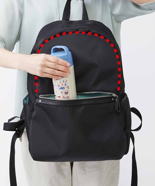 IEDIT（イディット）の「ＩＥＤＩＴ　ワガママ企画　みんなの声を詰め込んだ　工夫たっぷり　大人きれいめ通勤リュック〈ブラック〉（バックパック/リュック・レディース・ブラック・ONE SIZE）」の9枚目の写真