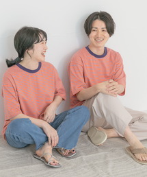 ITEMS URBANRESEARCH | マルチボーダー クレリックTシャツ(Tシャツ/カットソー)
