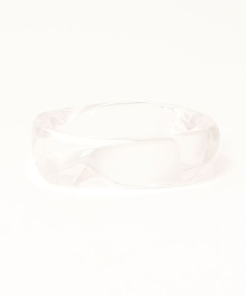 VIS（ビス）の「アクリルバングル（バングル/リストバンド・レディース・ベージュ/その他・FREE）」の3枚目の写真