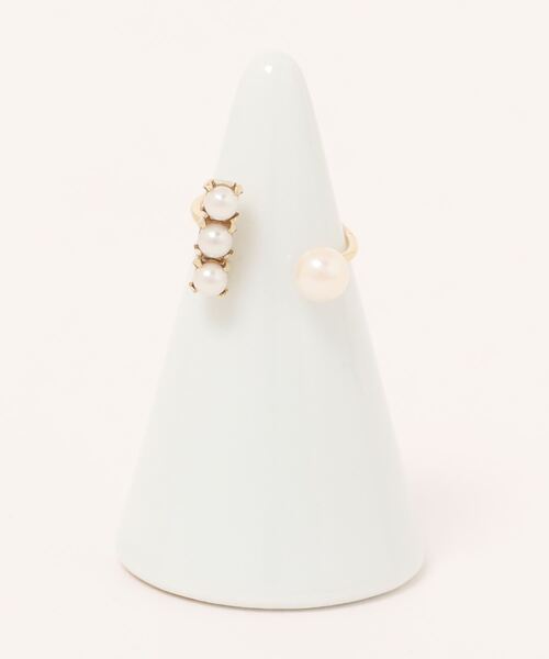 Phoebe（フィービィー）の「ラインパールピンキーリング（リング・レディース・ピンクゴールド/イエローゴールド・FREE）」の8枚目の写真