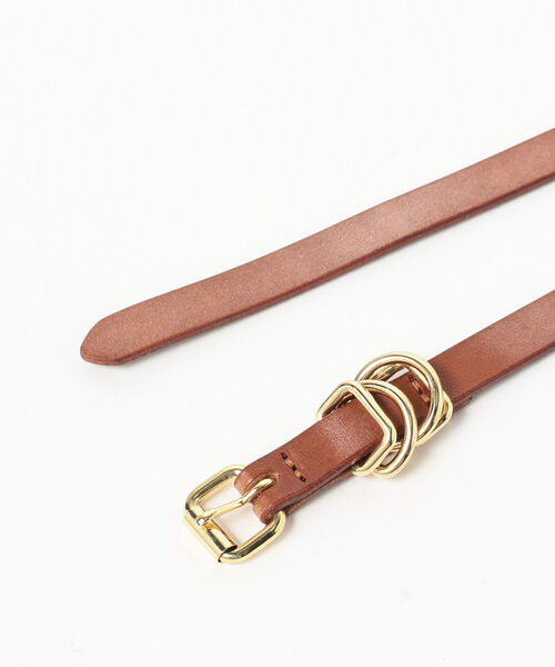 Ray BEAMS（レイビームス）の「Ray BEAMS / 10mm レザー ベルト（ベルト・レディース・ブラック/ブラウン・ONE SIZE）」の10枚目の写真