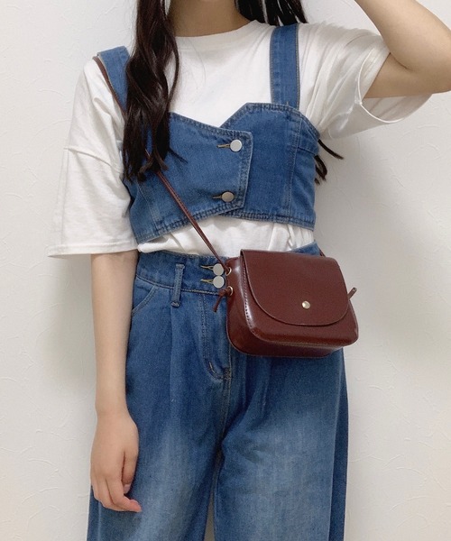 Cham.(チャム)の「デニムワイドパンツ(デニムパンツ・レディース・ブルー・F)」の9枚目の写真