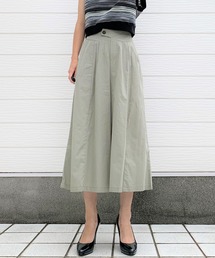 Q | ワンボタンワイドパンツ(その他パンツ)