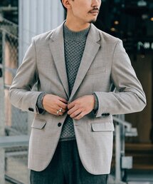 EDIFICE | SUPER 120’s ウール サキソニー 2ボタン ジャケット【セットアップ 着用可能】(テーラードジャケット)