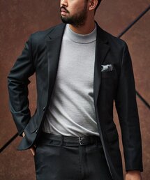 EDIFICE | SUPER 120’s ウール サキソニー 2ボタン ジャケット【セットアップ 着用可能】(テーラードジャケット)