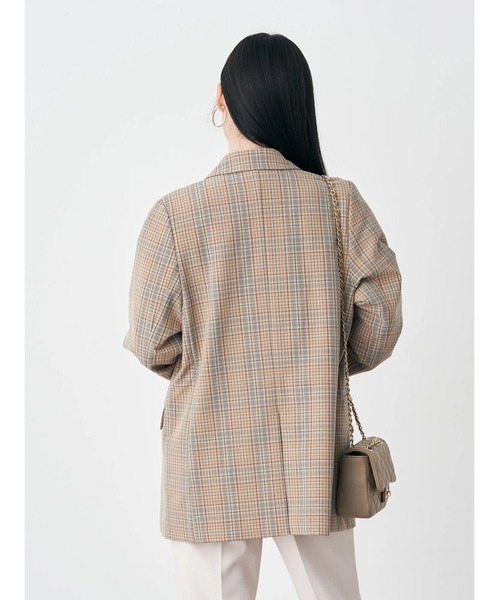 earth music&ecology（アースミュージックアンドエコロジー）の「テーラードジャケット（テーラードジャケット・レディース・ネイビー/チェック・M/L）」の13枚目の写真