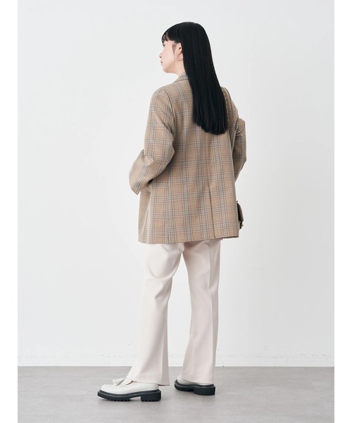 earth music&ecology（アースミュージックアンドエコロジー）の「テーラードジャケット（テーラードジャケット・レディース・ネイビー/チェック・M/L）」の16枚目の写真