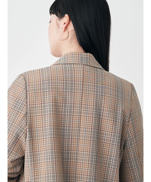 earth music&ecology（アースミュージックアンドエコロジー）の「テーラードジャケット（テーラードジャケット・レディース・ネイビー/チェック・M/L）」の18枚目の写真
