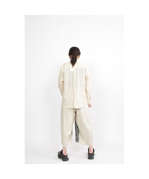 gomme（ゴム）の「タイガードットJQ　タックパンツ（その他パンツ・レディース・ブラック×グレー/ブラック×ベージュ・MEDIUM）」の9枚目の写真