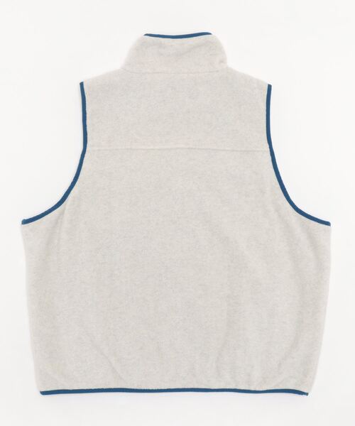 COMMON WARE（コモンウェアー）の「COMMONWARE:OUTDOOR FLEESE STAND VEST/フリース リバーシブル スタンドベスト（ベスト・メンズ・モカ/グリーン/ブラック/オートミール・L/M）」の5枚目の写真