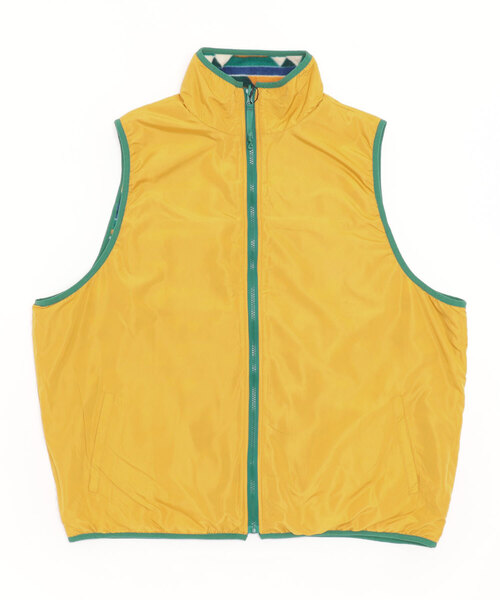 COMMON WARE（コモンウェアー）の「COMMONWARE:OUTDOOR FLEESE STAND VEST/フリース リバーシブル スタンドベスト（ベスト・メンズ・モカ/グリーン/ブラック/オートミール・L/M）」の7枚目の写真